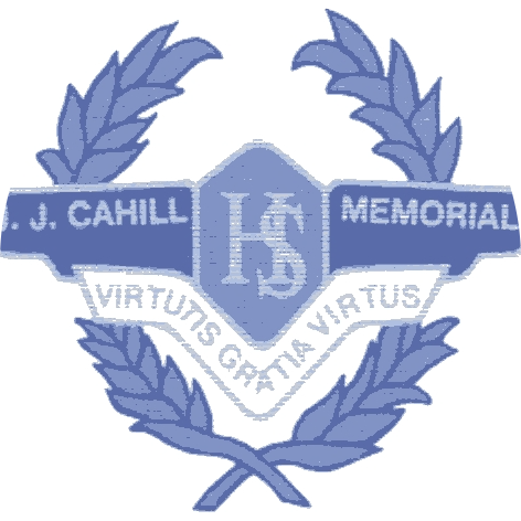 J J Cahill Memorial High School logo